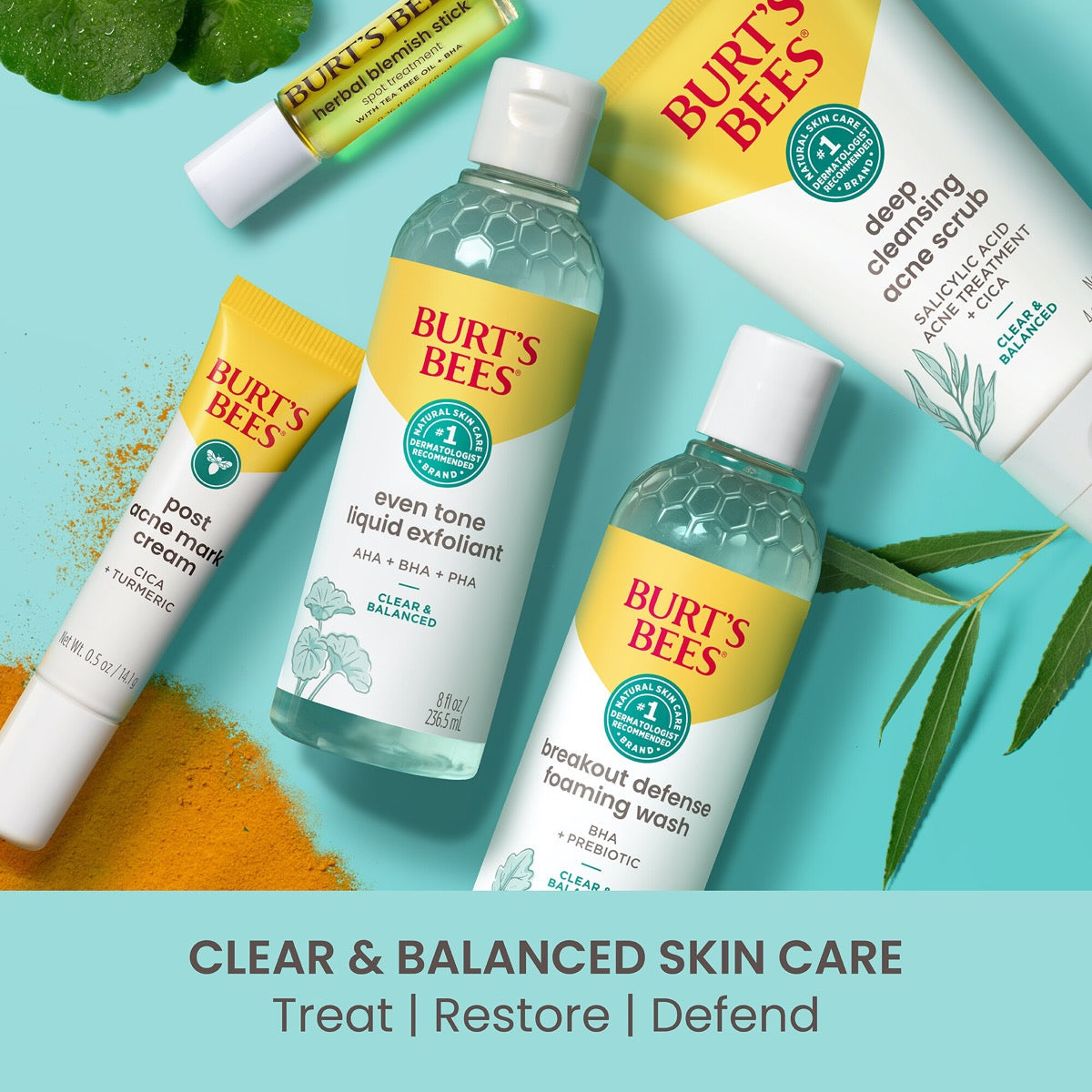 Clear & Balanced Breakout Defense Foaming Wash